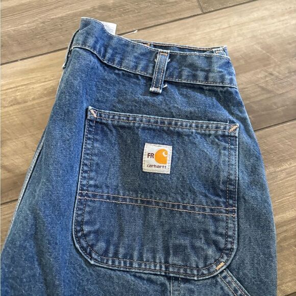 Carhartt Men's FR Fire Resistant Carpenter Pants Jeans Size 36x36 Workwear Y2K - Picture 2 of 5
